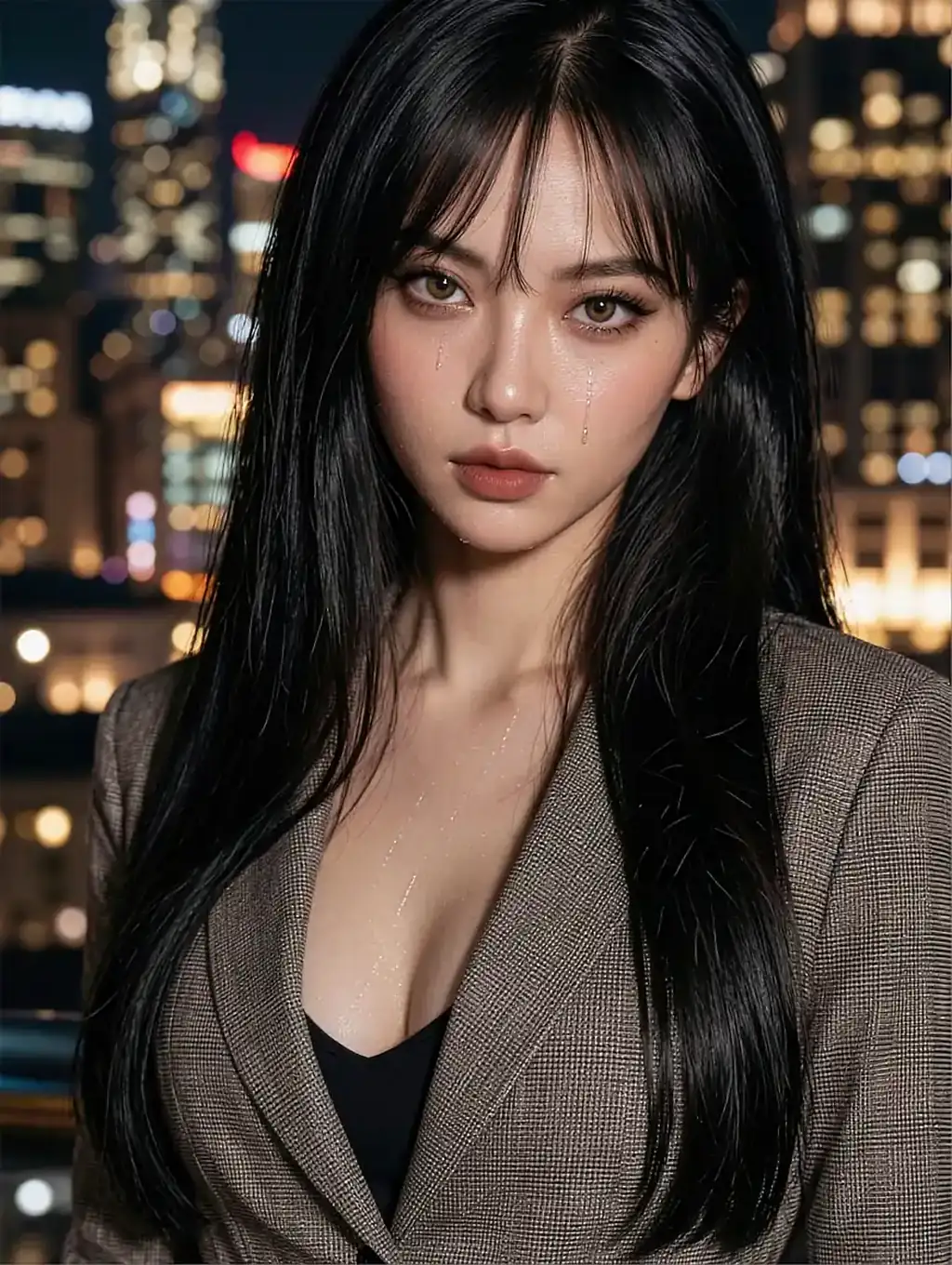 Fictional AI character in an unscripted simulator storyline